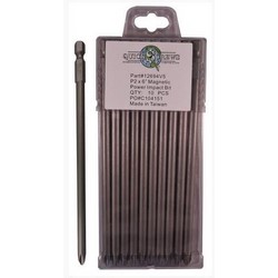 #2x6&quot; PH MAGNETIC IMPACT DRIVE BIT 10/PK