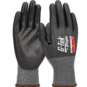 Large G-TEK Cut Seamless Knit  Glove Polyurethane Coated 
