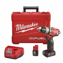 M12 FUEL 1/2 HAMMER DRILL KIT W/2 BAT