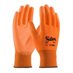 LARGE G-Tek 13G HV Orn. Poly Shell Seamless Knits HV