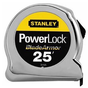 25&#39;x1&quot; PowerLock Tape Measure  with BladeArmor