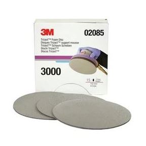 6XNH 3000X Trizact Hookit Foam Disc 15/Box 4bxs/Case