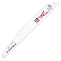 6&quot;x1&quot;x.062&quot; 7/11TPI SAWZALL BLADE: WOOD METAL PLASTIC 25PK