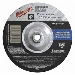 7&quot;x1/4&quot;x7/8&quot; GRINDING WHEEL T27 A24R Metal/SS (10)