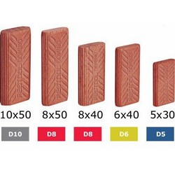 10mmX24mmX50mm SIPO-MAHOG DOMINO 255/bag
