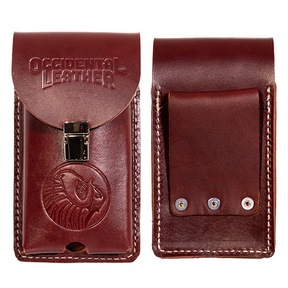 BELT WORN XL LEATHER PHONE  HOLSTER