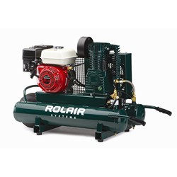 6.5HP Honda 13.8 CFM@90PSI 9 Gallon Twin Tank Wheeled Gas
