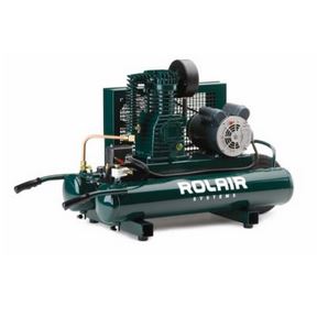 2HP (115/230V) 8.8 CFM@90PSI 9 Gallon Twin Tank Wheeled