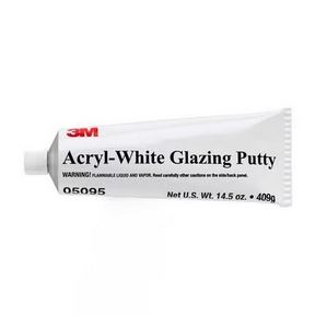 Acryl Putty White 14.5 oz 12 tubes per case