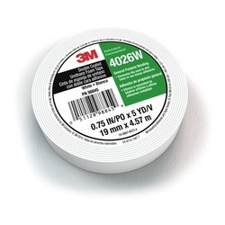 1/2 x 5yd x 1/25 Double Coated Foam Tape 12/Case White