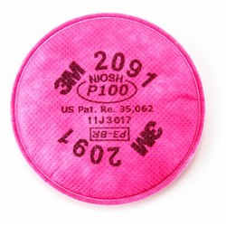 P100 PARTICLATE FILTERS 2/PK 50PK/CS
