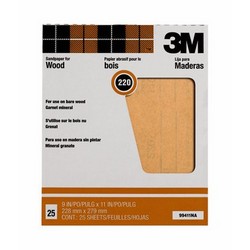 9X11 GARNET SHEET 220 25/SLV