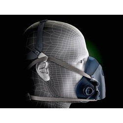 HALF FACEPIECE RESP LARGE 10/C