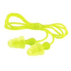 Tri-Flange Corded Earplugs  P3000 100 Box/ 4Box/Case