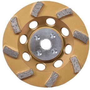 4-1/2&quot; Low-Vibration Diamond Cup Wheel 8 Segment Turbo
