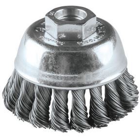 2-3/4&quot; Knot Wire Cup Brush Stainless 5/8&quot;-11