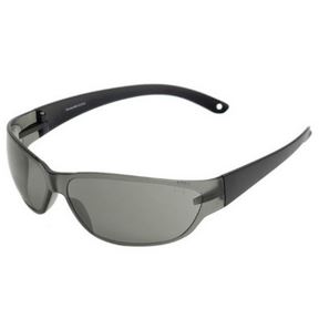SAVOIA SAFTEY GLASSES, BLACK W/SMOKE LENS