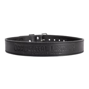 2&quot; LEATHER WORK BELT BLACK  LARGE