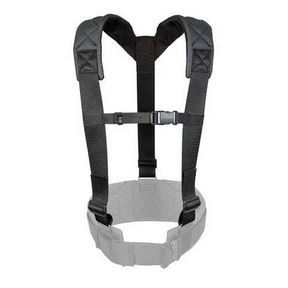 BADGER SUSPENDERS GUNMETAL  GREY
