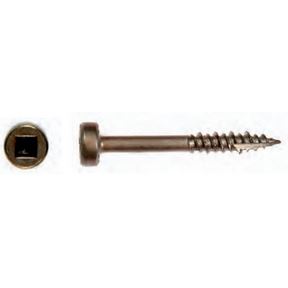 #7x1-1/4&quot; SQ-PN HI-LO T17 PLN POCKET-HOLE SCREW (7.5M)