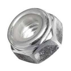 1/4&quot;-20 NYLON INSERT LOCK NUT ZINC (1C)