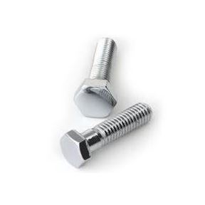 3/8&quot;-16x4&quot; (FT) GRADE 5 HEX TAP BOLTS MED. CARBON ZINC