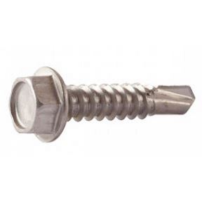 #10-16x3/4&quot; INDENT HWH UNSLOT #3 BSD SELF-DRILL SCR ZNC (8M)