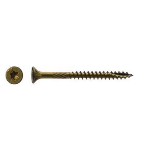 #10x2-1/2&quot; BRONZE STAR FLT NIB T17 SKT11 COATED SCREW (2M)