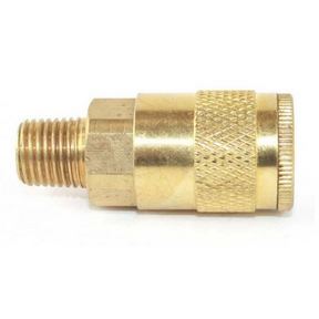 1/4&quot; X 1/4&quot; MPT AUTOMOTIVE  BRASS COUPLER (CH162)