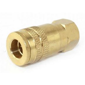 1/4&quot; X 3/8&quot; FPT INDUSTRIAL  BRASS COUPLER (CH151)