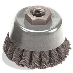 2-3/4&quot;x.020x5/8&quot;-11 Knot Cup -  Tempered Wire