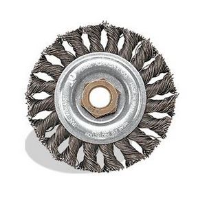 5&quot;x.020&quot;x5/8&quot;-11 Knot Wheel  Regular Twist - Tempered Wire