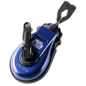 Chalk-Rite Mini Ultra-Thin 0.5 mm Chalk Snap-Line Metalc Blue