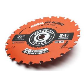 CRESCENT 7-1/4&quot; 24T FRAMING  BLADE 10/PACK