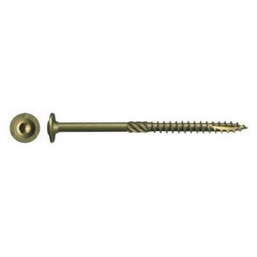 #14x1&quot; BRONZE STAR-TRS SKT11 COATED LEDGER SCREW (2M)