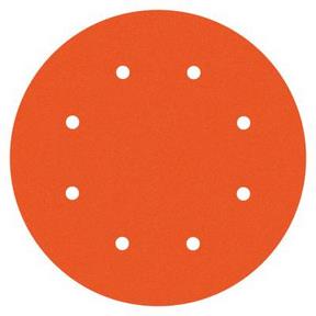8x8H 400 Grit Extreme Orange  Film Hook &amp; Loop 25/BOX