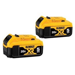 20V MAX* XR 20V Battery 5.0Ah (2-Pack)