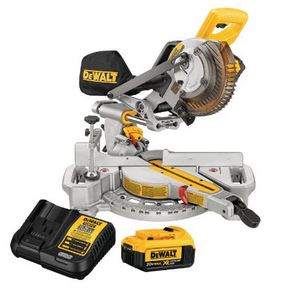20V MAX* 7-1/4&quot; Sliding Miter  Saw (w/Battery &amp; Charger)