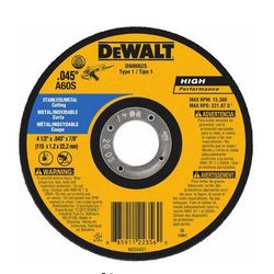 4-1/2&quot;x.045x7/8&quot; HP T1 Metal  Thin Cut-Off Wheel (25/Box)