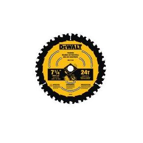 7-1/4&quot; 24T NEW DEWALT CIRC SAW BLADE (2/PK)