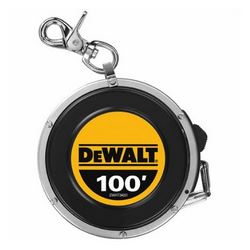3/8&quot;x100&#39; Closed Case Auto  Rewind Long Tape Rule