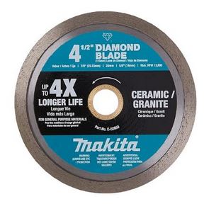 4-1/2&quot; Diamond Blade Continuous Rim General Purpose