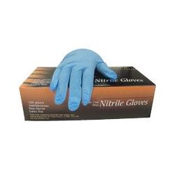 BLUE NITRILE 4MIL GLOVE SMALL (1C/BX) 10/cs