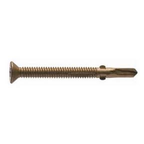 #12x2-1/2&quot; FLT T-25 SD4  W/REAMER ZINC (1.5M)