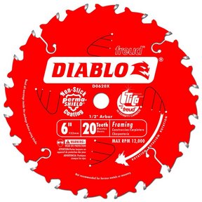 6&quot; 20T ATB DIABLO TRIM BLADE
