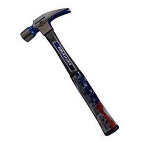 VAUGHAN 20OZ 16&quot;L MILLED FACE FIBERGLASS HAMMER