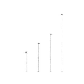 GIRAFFE ASSEMBLY SUPPORT IN ALUMINIUM 1180mm - 2200mm