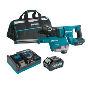 40V max XGT 1-1/8&quot; SDS+ AVT Rotary Hmmr Kit w/Dust Extract