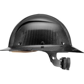 DAX CARBON GLOSS BLACK FULL  BRIM HARD HAT