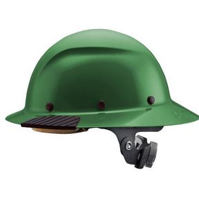 DAX FIBER RESIN FULL BRIM  GREEN HARD HAT